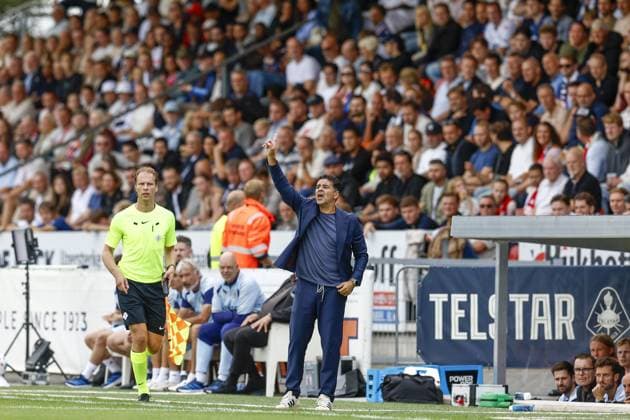 VELSEN, 30-08-2026 , BUKO Stadium , season 2026 2027 , Dutch Eredivisie football , match between Telstar and Ajax , picture shows Ajax coach Michel Telstar - Ajax  x206254972x Copyright: