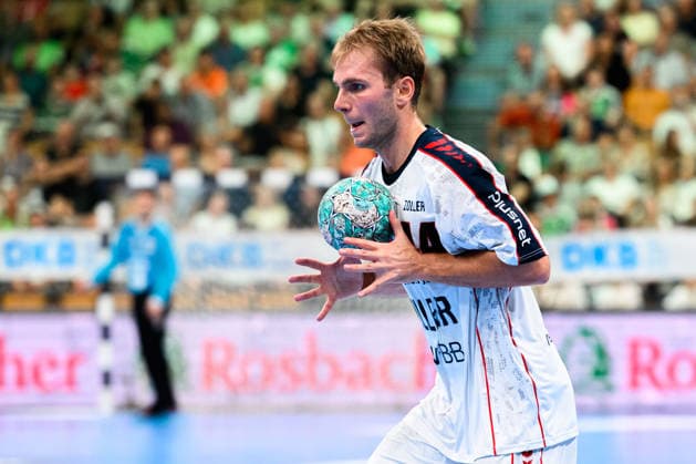 Wetzlar HBL 26 27 HSG Wetzlar SG BBM Bietigheim Mathias Larson Bietigheim Wetzlar Buderus Arena Germany