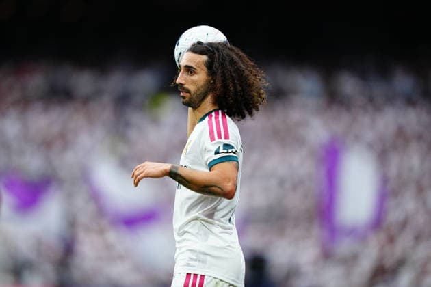 Real Madrid v Malaga - LaLiga EA Sports 2026 27 Marc Cucurella of Real Madrid CF reacts the LaLiga EA Sports 2026 27 match between Real Madrid CF and Malaga CF at Santiago Bernabeu on August 30, 2026 in Madrid, Spain. Madrid Santiago Bernabeu Madrid Spain Copyright: xGokhanxTanerx xPSxImagesxGokhanxTanerx