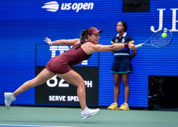 US Open tennis tournament - Day 1 Jessica Pegula of the USA in action against Elena-Gabriela Ruse of Romania during the Women s Singles round one of the US Open Tennis Championships at the USTA Billie Jean King National Tennis Center in Flushing Meadows, New York, USA, 30 August 2026. The 2026 US Open tournament runs from 23 August through 13 September. FLUSHING MEADOWS NEW YORK United States  Copyright: xCRISTOBALxHERRERA-ULASHKEVICHx