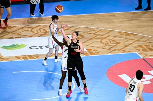 Belgium v Japan - FIBA Women s World Cup Friendly OOSTENDE, BELGIUM - AUGUST 30 : Meesseman Emma forward of Belgium in action during the friendly match between Belgium and Japan in preparation for the FIBA Women s Basketball World Cup in Berlin on August 30, 2026 in Oostende, Belgium, 30 08 2026 Oostende Belgium  Copyright: xVincentxKalutx