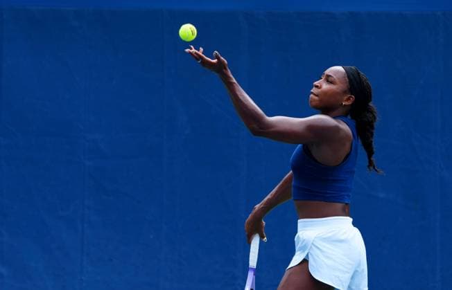 Coco Gauff practices 2026 US Open, Day One, USTA Billie Jean King National Tennis Center, New York, USA - 30 Aug 2026New York USTA Billie Jean King National T New York (NY) United States of America EDITORIAL USE ONLY No use with unauthorised audio, video, data, fixture lists, club league logos or live services. Online in-match use limited to 120 images, no video emulation. No use in betting, games or single club league player publications.  Copyright: xJavierxGarcia Shutterstockx 17124546i