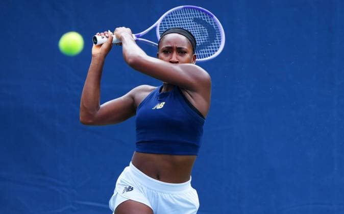 Coco Gauff practices 2026 US Open, Day One, USTA Billie Jean King National Tennis Center, New York, USA - 30 Aug 2026New York USTA Billie Jean King National T New York (NY) United States of America EDITORIAL USE ONLY No use with unauthorised audio, video, data, fixture lists, club league logos or live services. Online in-match use limited to 120 images, no video emulation. No use in betting, games or single club league player publications.  Copyright: xJavierxGarcia Shutterstockx 17124546m