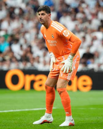 REAL MADRID CF v MALAGA CF. LA LIGA 2026 2027. ROUND 3. Real Madrid CF™s Thibaut Courtois during La Liga match. August 30, 2026. (ALTERPHOTOS Acero) MadridSpain  Copyright: xAcerox