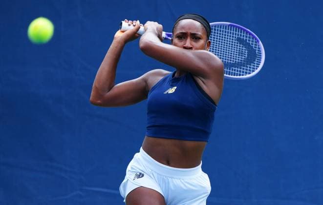 Coco Gauff practices 2026 US Open, Day One, USTA Billie Jean King National Tennis Center, New York, USA - 30 Aug 2026New York USTA Billie Jean King National T New York (NY) United States of America EDITORIAL USE ONLY No use with unauthorised audio, video, data, fixture lists, club league logos or live services. Online in-match use limited to 120 images, no video emulation. No use in betting, games or single club league player publications.  Copyright: xJavierxGarcia Shutterstockx 17124546n