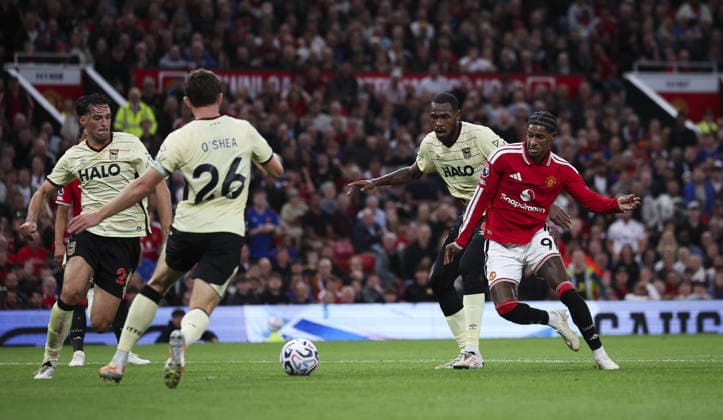 Manchester United, ManU v Ipswich Town, FA Premier League 30.08.26 Manchester United v Ipswich Town, FA Premier League Bradley Ormesher The Times Marcus Rashford of Manchester United  Copyright: xBradleyxOrmesherx NINTCHDBPICT001104404646