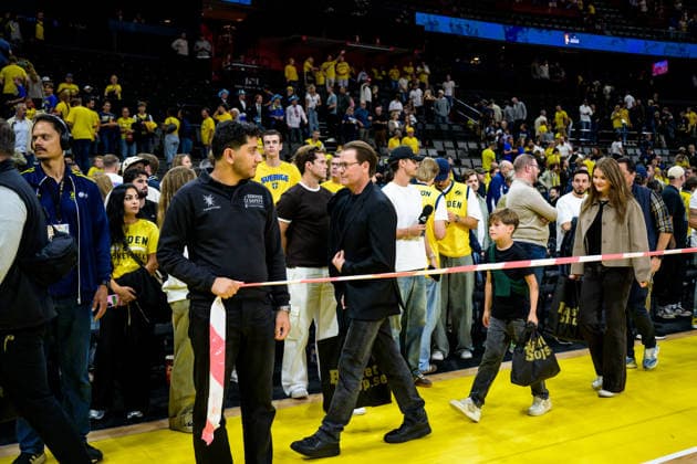 August 30, 2026: Prince Daniel of Sweden, Prince Oscar of Sweden, and Princess Estelle of Sweden after the FIBA World Cup Qualifier basketball game between Sweden and France on August 30, 2026 in Stockholm. Photo by Joel Marklund, BILDBYRAN. Code: JM JM0848 bbeng basketball FIBA World Cup Qualifiers Sweden France  Copyright: JOELxMARKLUND BB260830JM108