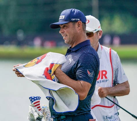 August 30, 2026, Atlanta, Georgia, USA: Gary Woodland (USA) on the putting range before the final round of the 2026 TOUR Championship at East Lake Golf Club. PGA, Golf Herren 2026: TOUR Championship - Final Round  - ZUMAw109 20260830_fap_w109_006 Copyright: xDebbyxWongx