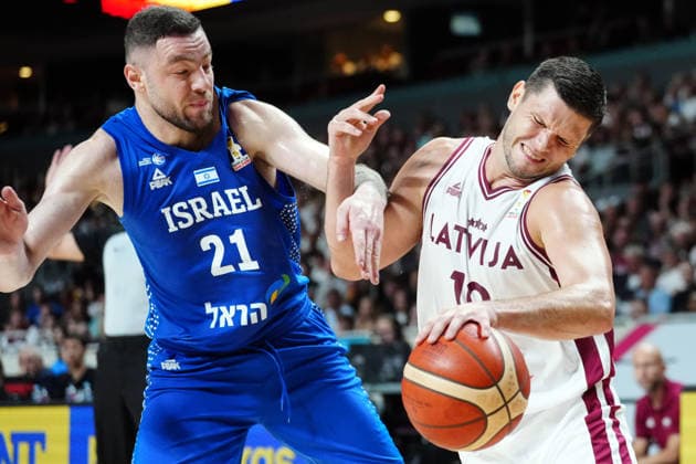 Basketball, World Cup qualifiers, Latvia v Israel