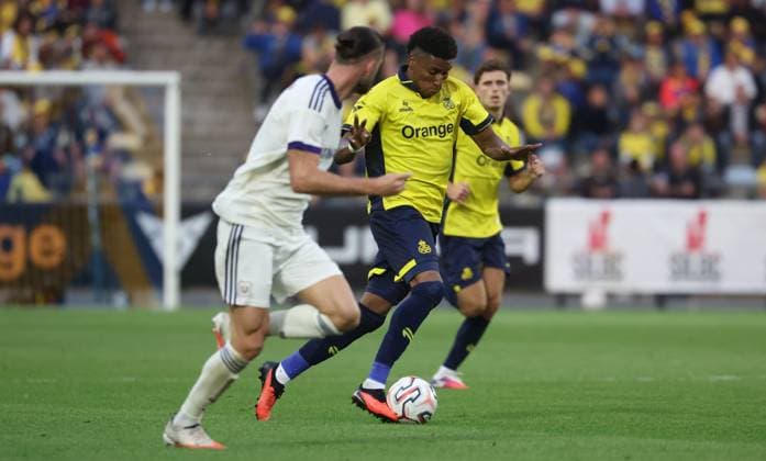 Union s Kevin Rodriguez fights for the ball during a soccer match between Union Saint-Gilloise and RSC Anderlecht, Sunday 30 August 2026 in Brussels, on day 4 of the 2026-2027 Jupiler Pro League first division of the Belgian championship. VIRGINIExLEFOUR  x184774263x