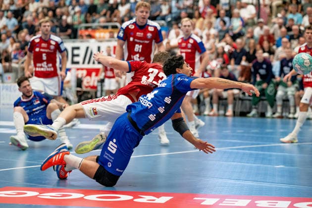 Yonatan Dayan, HBW Balingen Weilstetten, 34, HBW Balingen Weilstetten vs. Handball Club Hamburg, GER, Opel 1 Handball Bundesliga, Championship, Matchday 1, 2026–2027 Season, August 30, 2026, Eibner Press Photo: Andreas Ulmer, BW Balingen Weilstetten vs. Handball Club Hamburg, GER, Opel 1 Handball Bundesliga, Championship, Matchday 1, 2026–2027 Season, August 30, 2026, Balingen Copyright: xEibner-Pressefoto AndreasxUlmerx EP_AUR