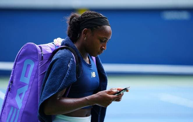Coco Gauff after practice 2026 US Open, Day One, USTA Billie Jean King National Tennis Center, New York, USA - 30 Aug 2026New York USTA Billie Jean King National T New York (NY) United States of America EDITORIAL USE ONLY No use with unauthorised audio, video, data, fixture lists, club league logos or live services. Online in-match use limited to 120 images, no video emulation. No use in betting, games or single club league player publications.  Copyright: xJavierxGarcia Shutterstockx 17124546z