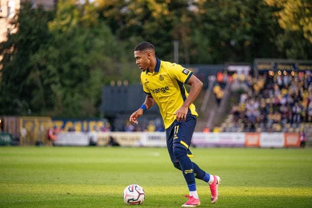 Union s Guilherme Smith pictured during a soccer match between Union Saint-Gilloise and RSC Anderlecht, Sunday 30 August 2026 in Brussels, on day 4 of the 2026-2027 Jupiler Pro League first division of the Belgian championship. EMILExWINDAL  x184774378x
