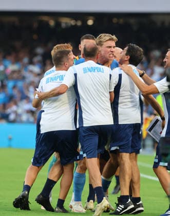 August 30, 2026, Napoli, Campania, ITALIA: Goal the Rasmus Hojlund of SSC Napoli During the match between SSC Napoli and FC Como on August 30, 2026Ã¢â‚¬part of the 2026 27 Italian Serie A seasonÃ¢â‚¬held at the Diego Armando Maradona Stadium in Naples. Napoli ITALIA - ZUMAs236 20260830_aap_s236_062 Copyright: xFabioxSassox