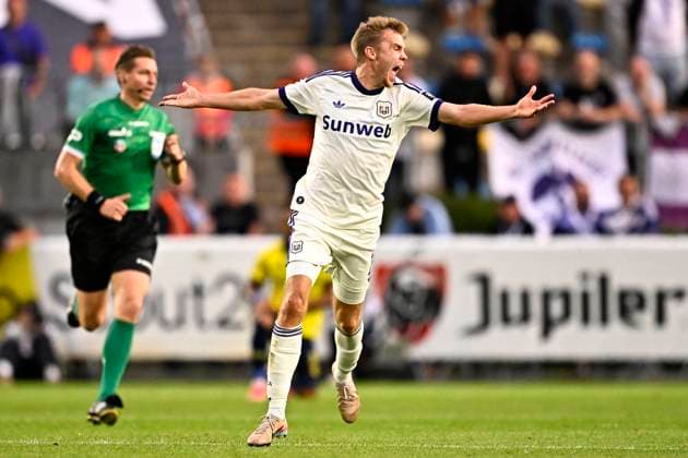 Royale Union Saint-Gilloise v RSC Anderlecht - Jupiler Pro League BRUSSELS, BELGIUM - AUGUST 30 : Antman Oliver forward of RSC Anderlecht during the Jupiler Pro League match between Royale Union Saint-Gilloise and RSC Anderlecht on August 30, 2026 in Brussels, Belgium, 30 08 2026 Brussels Belgium  Copyright: xTomasxSiskx