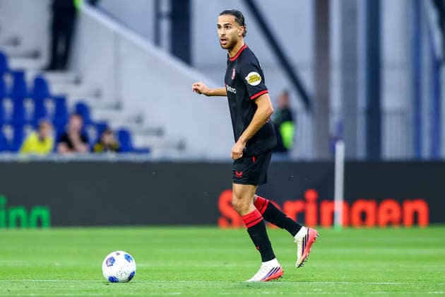 2026-08-30 SC Cambuur v FC Twente - Dutch Eredivisie LEEUWARDEN, NETHERLANDS - AUGUST 30: Ramiz Zerrouki of FC Twente during the Dutch Eredivisie match between SC Cambuur and FC Twente at Kooi Stadion on August 30, 2026 in Leeuwarden, Netherlands. Leeuwarden Kooi Stadion Netherlands Content not available for redistribution in The Netherlands directly or indirectly through any third parties. Copyright: xPieterxvanxderxWoudex