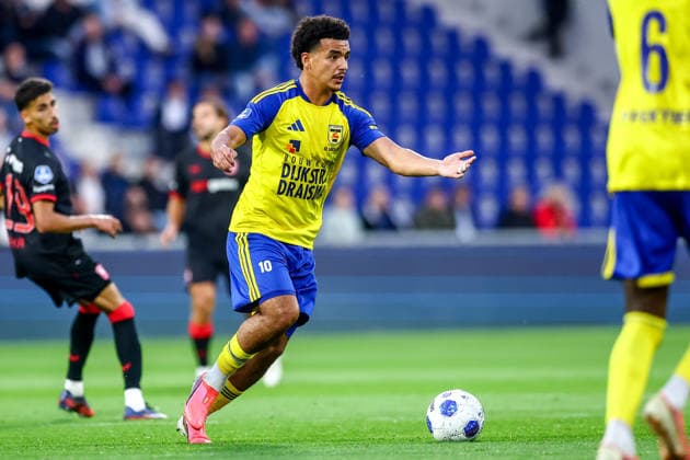 2026-08-30 SC Cambuur v FC Twente - Dutch Eredivisie LEEUWARDEN, NETHERLANDS - AUGUST 30: Rafik El Argiouui of SC Cambuur during the Dutch Eredivisie match between SC Cambuur and FC Twente at Kooi Stadion on August 30, 2026 in Leeuwarden, Netherlands. Leeuwarden Kooi Stadion Netherlands Content not available for redistribution in The Netherlands directly or indirectly through any third parties. Copyright: xPieterxvanxderxWoudex