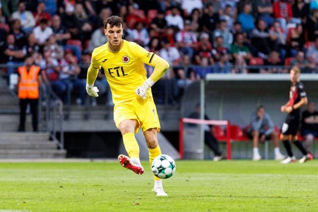 KOELN, GERMANY - AUGUST 30, 2026: Arne Schulz (FC Viktoria Köln, 1) during the 3rd division match on gameday 3 between Viktoria Koeln vs. Preußen Muenster at the Sportpark Hoehenberg on August 30, 2026 in Koeln, Germany. DFL REGULATIONS PROHIBIT ANY USE OF PHOTOGRAPHS AS IMAGE SEQUENCES AND OR QUASI-VIDEO. Nordrhein-Westfalen Germany Copyright: xLeahxKohringx