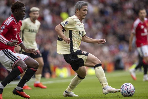 MANCHESTER, ENGLAND, AUGUST 30: Ipswich Town s Daizen Maeda controls the ball during a 2026 27 Premier League match between Manchester United, ManU and Ipswich Town at Old Trafford in Manchester, England. (Richard Callis ) Richard Callis Fotoarena (Richard Callis SPP) Copyright: xRichardxCallisx xSPPx spp-en-RiCa-3007334