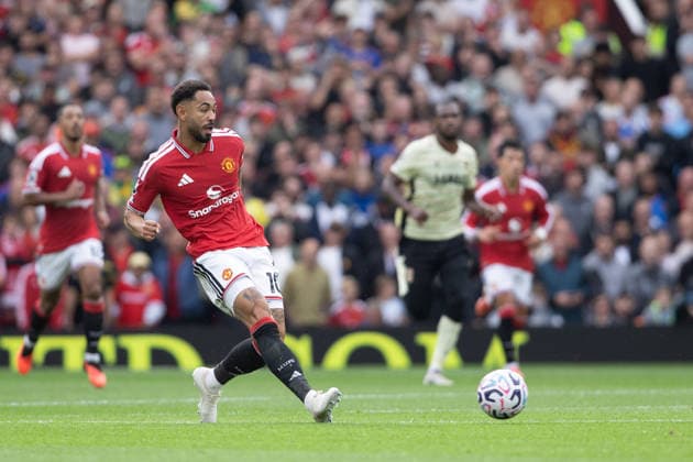 MANCHESTER, ENGLAND, AUGUST 30: Matheus Cunha of Manchester United, ManU passes the ball during a 2026 27 Premier League match between Manchester United and Ipswich Town at Old Trafford in Manchester, England. (Richard Callis ) Richard Callis Fotoarena (Richard Callis SPP) Copyright: xRichardxCallisx xSPPx spp-en-RiCa-3007357