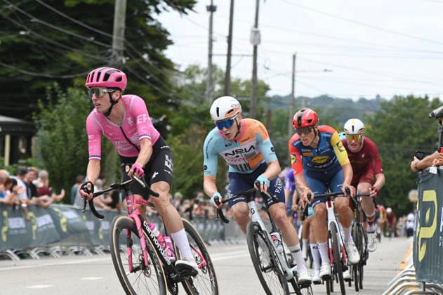 August 30, 2026, Philadelphia, Pennsylvania, United States: Cyclist struggle up the famed Manayunk Wall during the MenÃ¢â‚¬â ¢s Philadelphia Cycling Classic race n Philadelphia PA Philadelphia United States - ZUMArf1_ 20260830_zaf_rf1_044 Copyright: xRickyxFitchettx