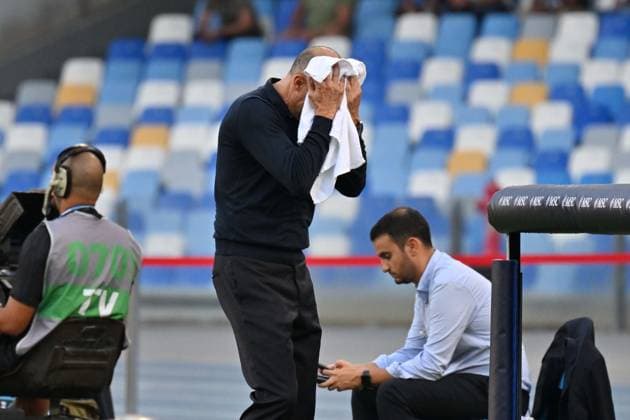 Foto IPP Felice De Martino Napoli 30 08 2026 Calcio Campionato serie A 2026-2027 Napoli - Como Nella foto: Massimiliano Allegri Italy Photo Press World Copyright Napoli italy Italia ITALY  Copyright: xR4924_italyphotopressx