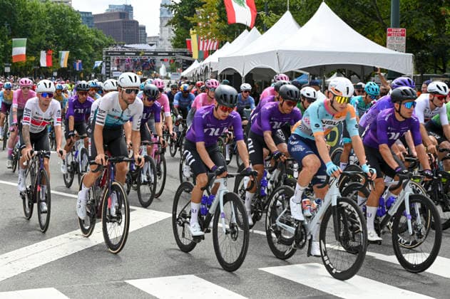 August 30, 2026, Philadelphia, Pennsylvania, United States: Cyclist at the start of the MenÃ¢â‚¬â ¢s Philadelphia Cycling Classic race which begins and finishes on the Benjamin Franklin Parkway in Philadelphia PA Philadelphia United States - ZUMArf1_ 20260830_zaf_rf1_030 Copyright: xRickyxFitchettx