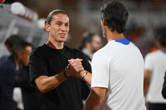 FOOTBALL : AS Monaco VS Olympique de Marseille - Ligue 1 McDonald s - 30 08 2026 Filipe Luis (coach AS Monaco) - Ligue 1 McDonald s match between AS Monaco and Olympique de Marseille on August 30, 2026 at the Louis II Stadium in Monaco. MonacoMonaco  Copyright: xWilliamxCannarellax