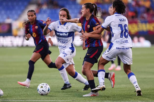 August 30, 2026, Sant Joan Despi, Barcelona, Spain: Patri Guijarro of FC Barcelona, Barca in action during the Spanish Women league, Liga F, football match played between FC Barcelona and Costa Adeje Tenerife at Johan Cruyff Stadium on August 30, 2026 in Sant Joan Despi, Barcelona. Sant Joan Despi Spain - ZUMAa181 20260830_zaa_a181_238 Copyright: xJavierxBorregox