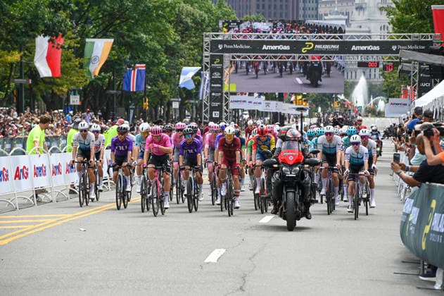 August 30, 2026, Philadelphia, Pennsylvania, United States: Cyclist at the start of the MenÃ¢â‚¬â ¢s Philadelphia Cycling Classic race which begins and finishes on the Benjamin Franklin Parkway in Philadelphia PA Philadelphia Cycling Classic 2026  - ZUMArf1_ 20260830_zaf_rf1_025 Copyright: xRickyxFitchettx