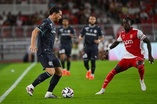 Football, France, AS Monaco v Olympique Marseille