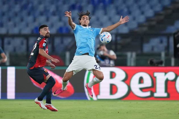 Lazio™s Matteo Cancellieri during the Serie A EniLive soccer match between Lazio and Genoa at the Rome s Olympic stadium, Italy - Sunday August 30, 2026 - Soccer ( Photo by Alfredo Falcone LaPresse )  Copyright: xAlfredoxFalcone LaPressex