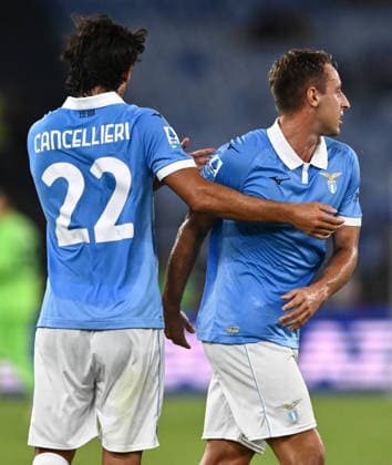 As Roma 30 08 2026 - campionato di calcio serie A Lazio-Genoa foto Antonello Sammarco Image nella foto: esultanza gol Davide Frattesi 