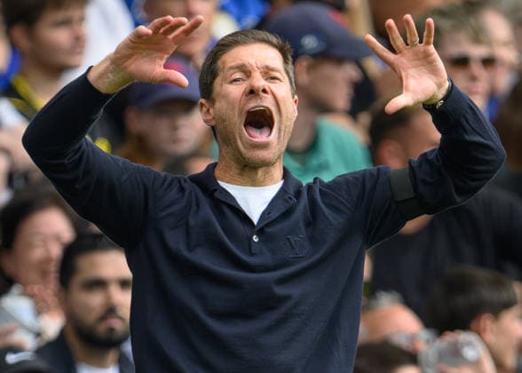 30 August 2026 - Chelsea v Brighton and Hove Albion - Premier League - Stamford Bridge - London. Chelsea v Brighton and Hove Albion - Premier League - Stamford Bridge - London. Chelsea Manager Xabi Alonso. Picture : Mark Pain LONDON England  Copyright: xMarkxPainx