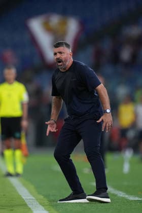 Lazio™s head coach Gennaro Gattusoduring the Serie A EniLive soccer match between Lazio and Genoa at the Rome s Olympic stadium, Italy - Sunday August 30, 2026 - Soccer ( Photo by Alfredo Falcone LaPresse )  Copyright: xAlfredoxFalcone LaPressex