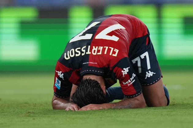 Genoa™s Mikael Egill Ellertsson during the Serie A EniLive soccer match between Lazio and Genoa at the Rome s Olympic stadium, Italy - Sunday August 30, 2026 - Soccer ( Photo by Alfredo Falcone LaPresse )  Copyright: xAlfredoxFalcone LaPressex