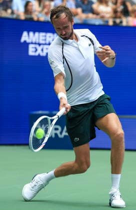 US Open tennis tournament - Day 1 Daniil Medvedev of Russia in action against Hugo Gaston of France during the Men s Singles round one of the US Open Tennis Championships at the USTA Billie Jean King National Tennis Center in Flushing Meadows, New York, USA, 30 August 2026. The 2026 US Open tournament runs from 23 August through 13 September. FLUSHING MEADOWS NEW YORK United States  Copyright: xCRISTOBALxHERRERA-ULASHKEVICHx