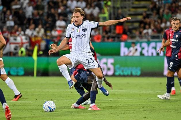 SOCCER - Serie A - Cagliari Calcio vs. Inter - FC Internazionale Photo by IPA ABACAPRESS.COM87946944 - Nicolo Barella of Inter during the Cagliari Calcio vs. Inter - FC Internazionale Italian Serie A soccer match in Cagliari, Italy, on August 30, 2026 Cagliari Italy  Copyright: xIPAxSport ABACAx