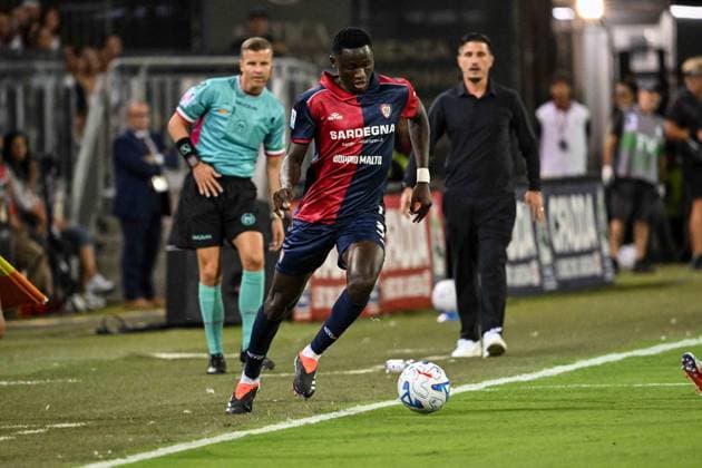 SOCCER - Serie A - Cagliari Calcio vs. Inter - FC Internazionale Photo by IPA ABACAPRESS.COM87946937 - Paul Mendy of Cagliari Calcio during the Cagliari Calcio vs. Inter - FC Internazionale Serie A soccer match in Cagliari, Italy, on August 30, 2026 Cagliari Italy  Copyright: xIPAxSport ABACAx