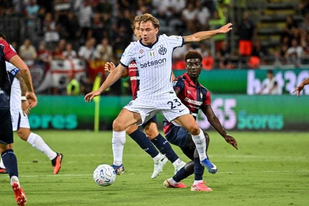 SOCCER - Serie A - Cagliari Calcio vs. Inter - FC Internazionale Photo by IPA ABACAPRESS.COM87946945 - Nicolo Barella of Inter during the Cagliari Calcio vs. Inter - FC Internazionale Italian Serie A soccer match in Cagliari, Italy, on August 30, 2026 Cagliari Italy  Copyright: xIPAxSport ABACAx
