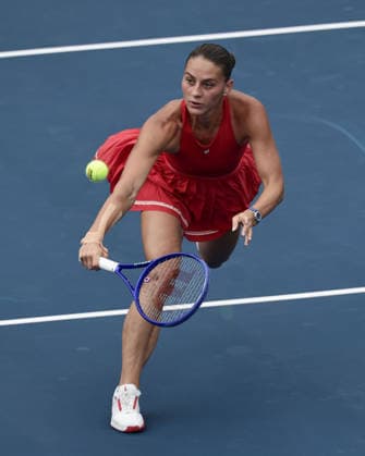 Marta Kostyuk, U.S. Open Championships, Billie Jean King National Tennis Center, Flushing Meadows, New York, USA Copyright: xJuergenxHasenkopfx