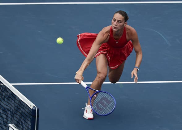 Marta Kostyuk, U.S. Open Championships, Billie Jean King National Tennis Center, Flushing Meadows, New York, USA Copyright: xJuergenxHasenkopfx