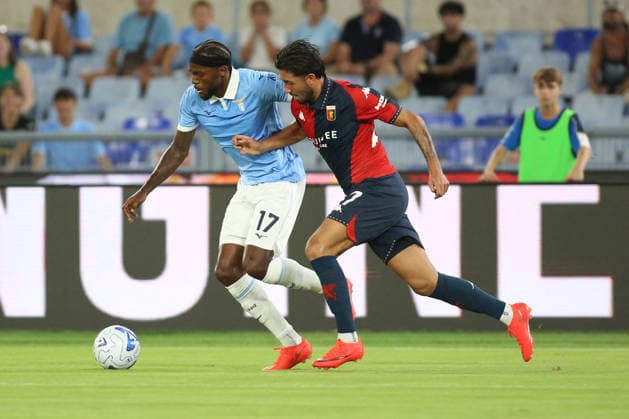 SOCCER - Serie A - SS Lazio vs. Genoa CFC Photo by IPA ABACAPRESS.COM87946911 - Nuno Tavares of Societa Sportiva Lazio is in action during the 2026 2027 Serie A match between S.S. Lazio and Genoa C.F.C. at the Stadio Olimpico in Rome, Italy. Rome Italy  Copyright: xIPAxSport ABACAx
