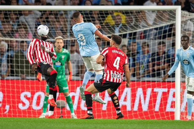 ESP LaLiga EA Sports RC Celta Vigo vs. Athletic Club Bilbao: Inaki Williams of Athletic and Jutgla of Celta Vigo during the LaLiga EA Sports match between RC Celta Vigo and Athletic Club Bilbao played at Abanca Balaidos Stadium, Vigo, Pontevedra, on August 30, 2026, in Spain. Spain Soccer Copyright: xAgenciaxLOFx