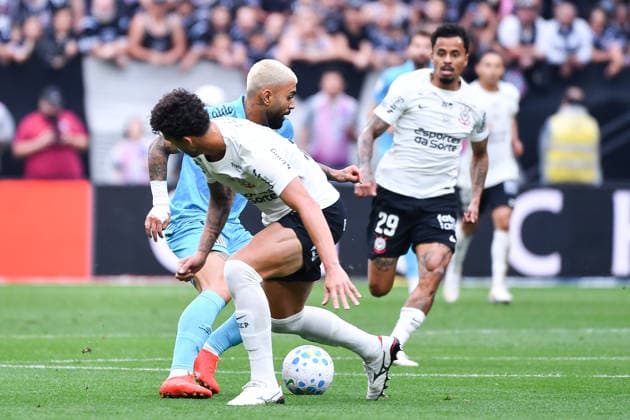 SAO PAULO, BRAZIL - AUGUST 30: Gabriel Barbosa of Santos FC during a Brasileirao 2026 match between Corinthians and Santos FC at Neo Quimica Arena in São Paulo, Brazil. (Photo by Roberto Casimiro Sports Press Photo) Copyright: xRobertoxCasimiro SportsxPressxPhotox Sportspressphoto_SPR220500