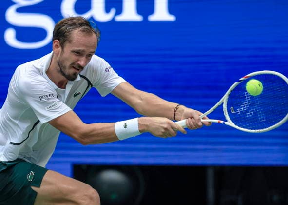 US Open tennis tournament - Day 1 Daniil Medvedev of Russia in action against Hugo Gaston of France during the Men s Singles round one of the US Open Tennis Championships at the USTA Billie Jean King National Tennis Center in Flushing Meadows, New York, USA, 30 August 2026. The 2026 US Open tournament runs from 23 August through 13 September. FLUSHING MEADOWS NEW YORK United States  Copyright: xCRISTOBALxHERRERA-ULASHKEVICHx