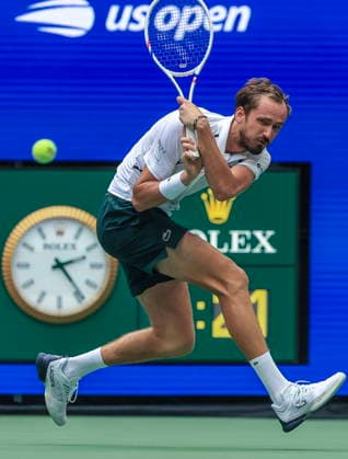 US Open tennis tournament - Day 1 Daniil Medvedev of Russia in action against Hugo Gaston of France during the Men s Singles round one of the US Open Tennis Championships at the USTA Billie Jean King National Tennis Center in Flushing Meadows, New York, USA, 30 August 2026. The 2026 US Open tournament runs from 23 August through 13 September. FLUSHING MEADOWS NEW YORK United States  Copyright: xCRISTOBALxHERRERA-ULASHKEVICHx