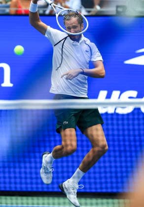 US Open tennis tournament - Day 1 Daniil Medvedev of Russia in action against Hugo Gaston of France during the Men s Singles round one of the US Open Tennis Championships at the USTA Billie Jean King National Tennis Center in Flushing Meadows, New York, USA, 30 August 2026. The 2026 US Open tournament runs from 23 August through 13 September. FLUSHING MEADOWS NEW YORK United States  Copyright: xCRISTOBALxHERRERA-ULASHKEVICHx
