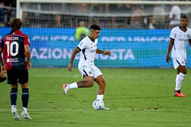 F.C. Internazionale s Luis Henrique Tomaz De Lima in action during the Serie A soccer match between Cagliari Calcio and F.C. Internazionale at the Unipol Domus in Cagliari, Sardinia - Sunday 30th august 2026. - Soccer  Copyright: xGianlucaxZuddas LaPressex