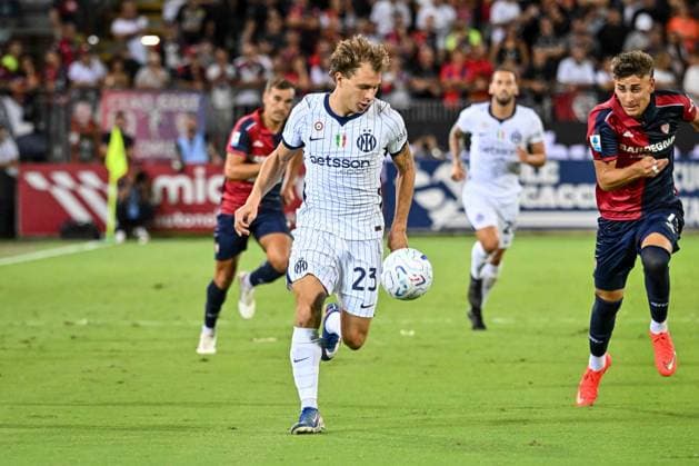 IPA87949276 - Nicolo Barella of Inter during the Cagliari Calcio vs. Inter - FC Internazionale Serie A soccer match in Cagliari, Italy, on August 30, 2026  Copyright: xLuigixCanu IPAxSportx xx 87949276